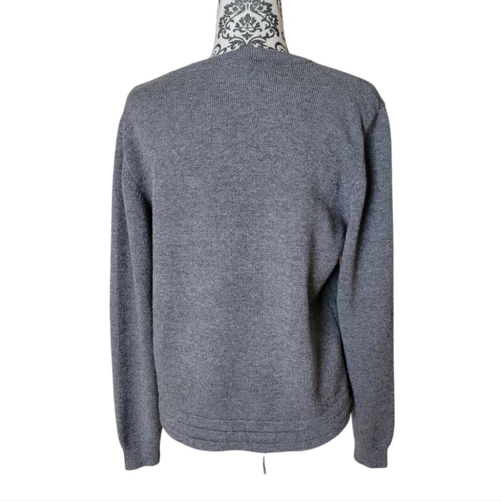 Heartloom crew neck tie waist sweater size XL - Picture 3 of 14